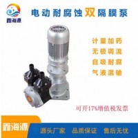 电动耐腐蚀双隔膜泵，自吸式隔膜计量泵