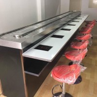 尼龙包不锈钢旋转火锅设备